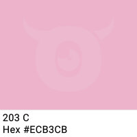 PP-Klebeband mit Logo Druck - 66 m Helles Pink #ECB3CB