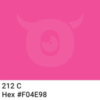 PP-Klebeband mit Logo Druck - 66 m Helles Pink #F04E98