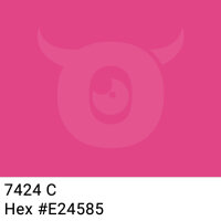 PP-Klebeband mit Logo Druck - 66 m Helles Pink #E24585