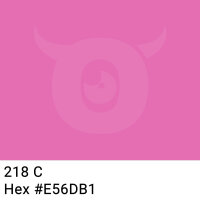 PP-Klebeband mit Logo Druck - 66 m Helles Pink #E56DB1