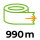 990 m