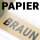 Papier braun