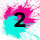 2-farbig