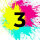 3-farbig