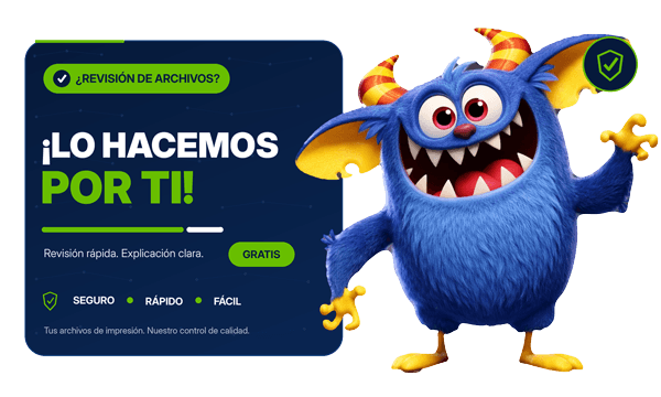 Banner: verificación de archivos gratuita para cinta personalizada
